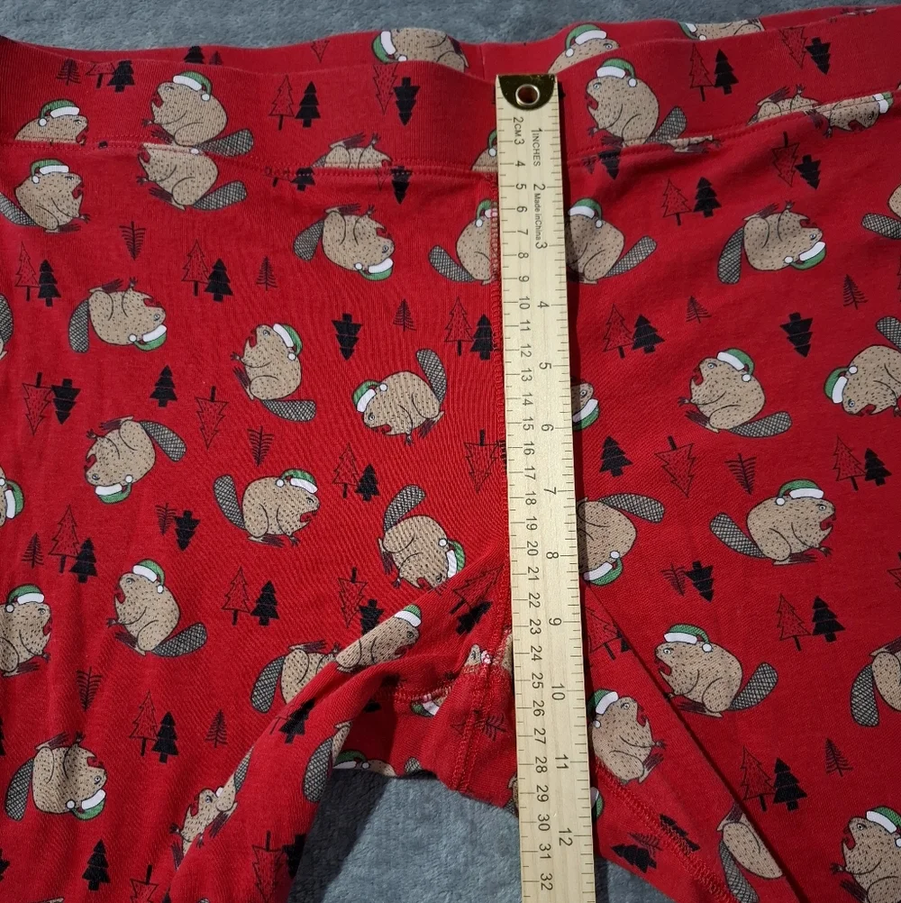 Duluth Trading Co Red Pajama Set with Floral Print - Picture 15 of 16